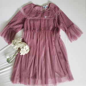 🌟HP🌟 Dusty Rose Tule Dress